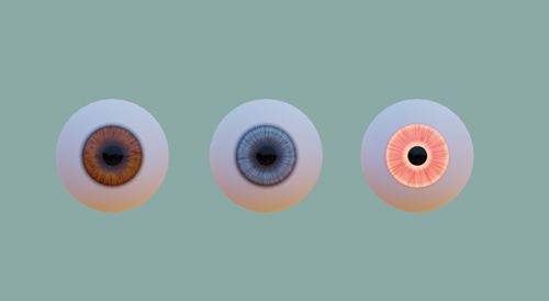 Cartoon // Real Eyes - Model and Materials preview image